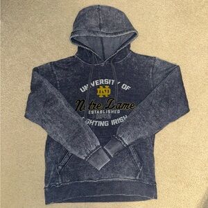 ND hooded sweatshirt